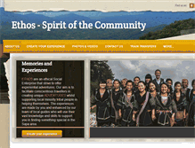 Tablet Screenshot of ethosspirit.com